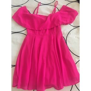 ASOS Strapless/Cold Shoulder Mini Dress